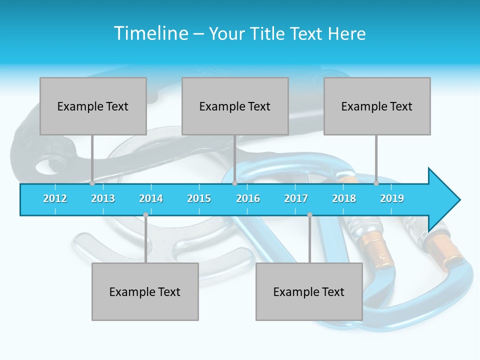 Eight Object Mountain PowerPoint Template