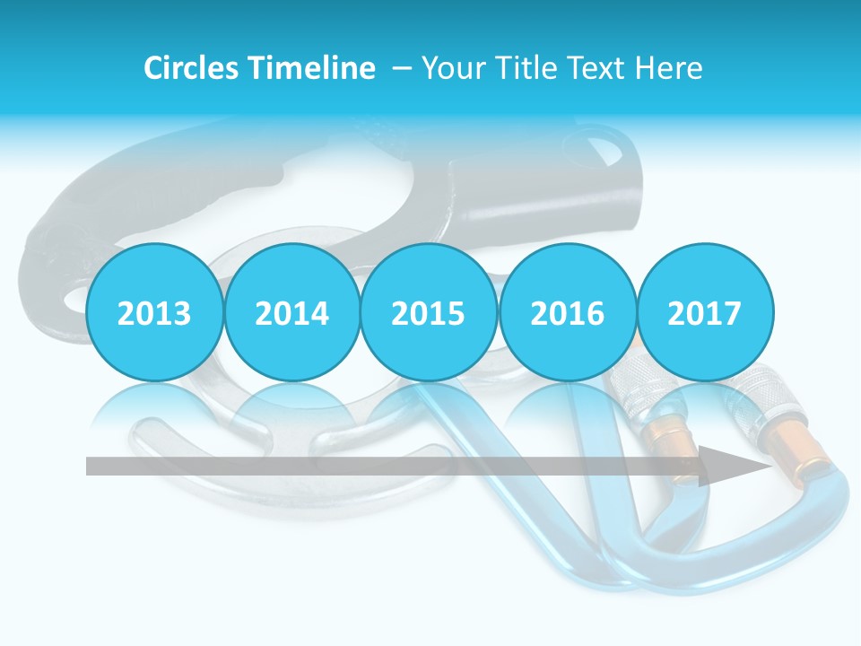 Eight Object Mountain PowerPoint Template