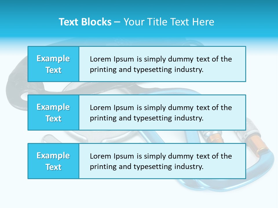 Eight Object Mountain PowerPoint Template