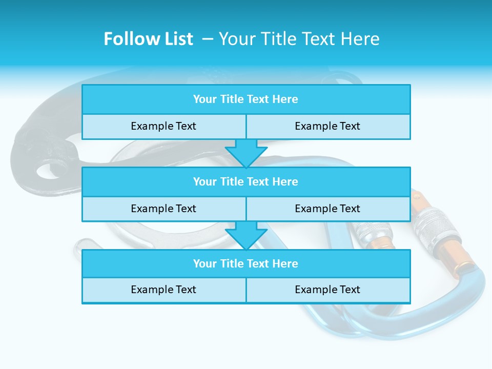 Eight Object Mountain PowerPoint Template