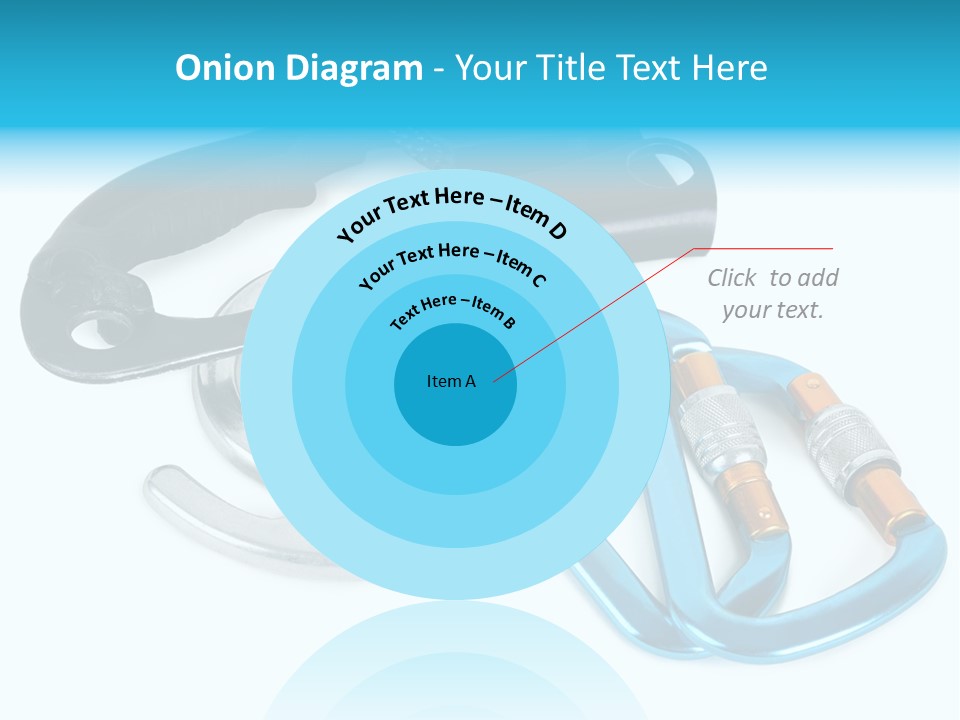 Eight Object Mountain PowerPoint Template