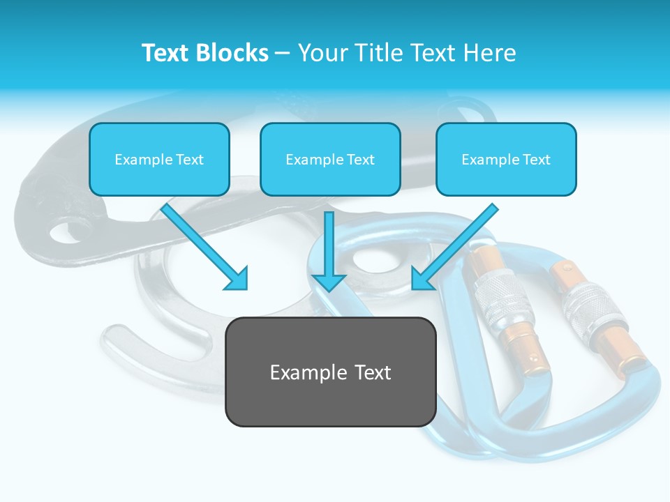 Eight Object Mountain PowerPoint Template