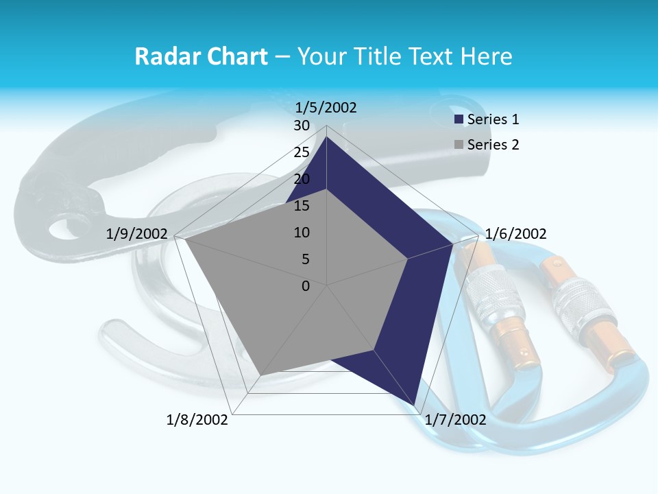 Eight Object Mountain PowerPoint Template