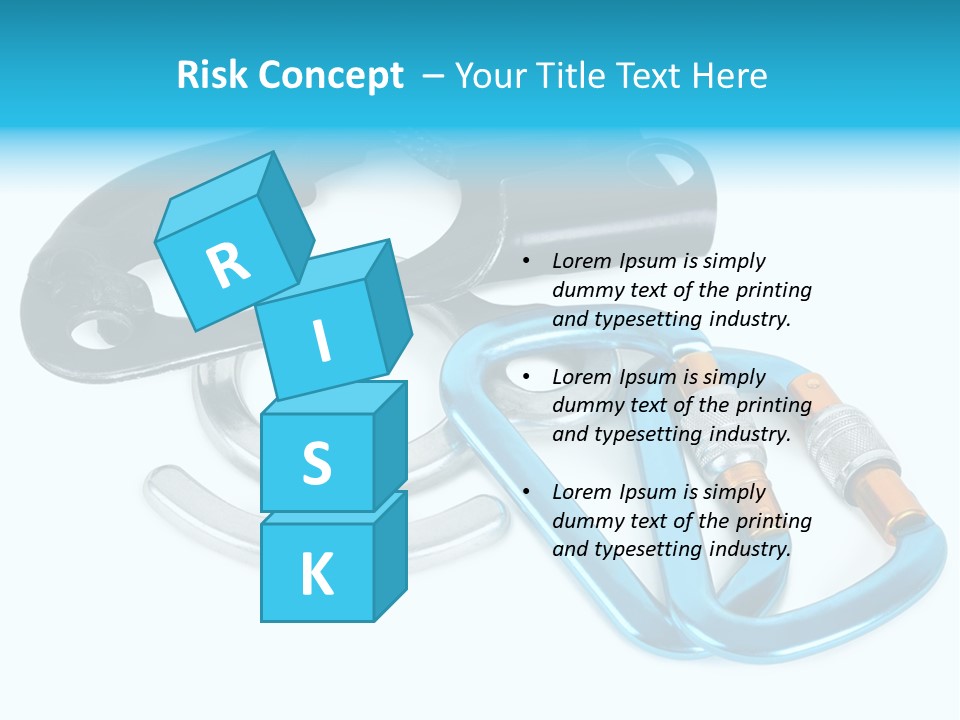 Eight Object Mountain PowerPoint Template