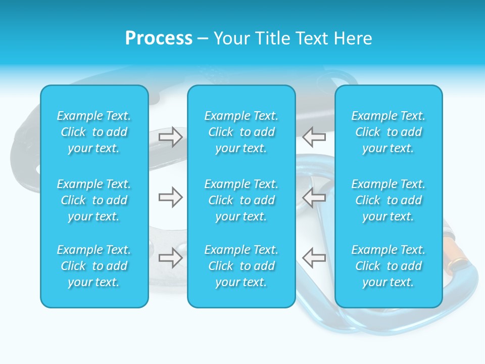 Eight Object Mountain PowerPoint Template