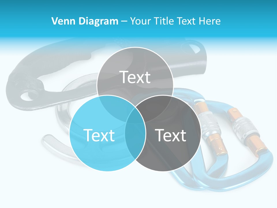 Eight Object Mountain PowerPoint Template
