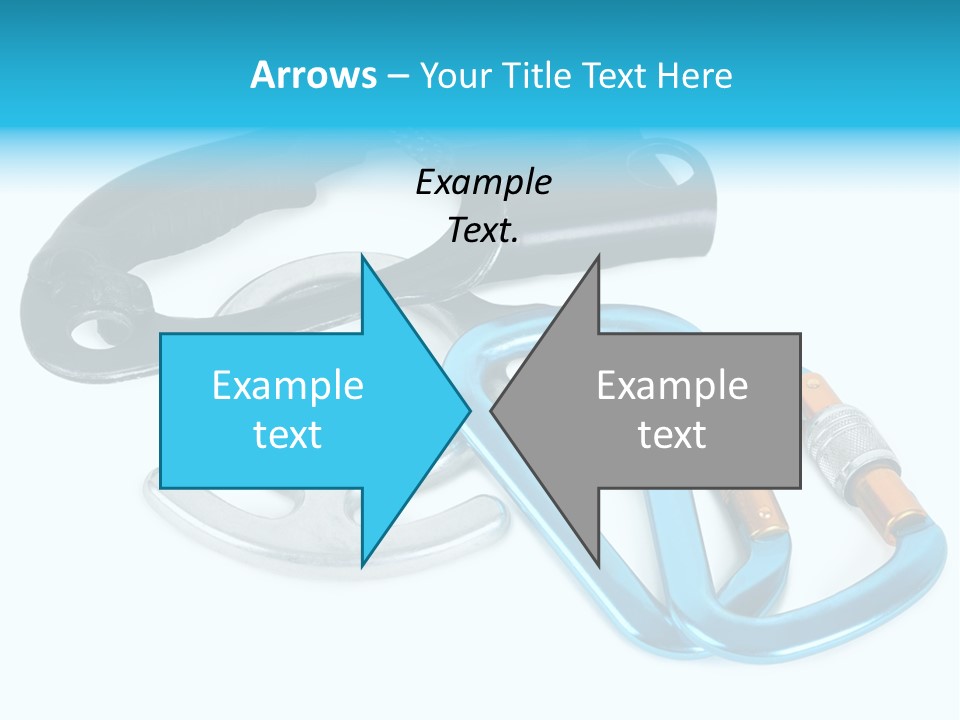 Eight Object Mountain PowerPoint Template