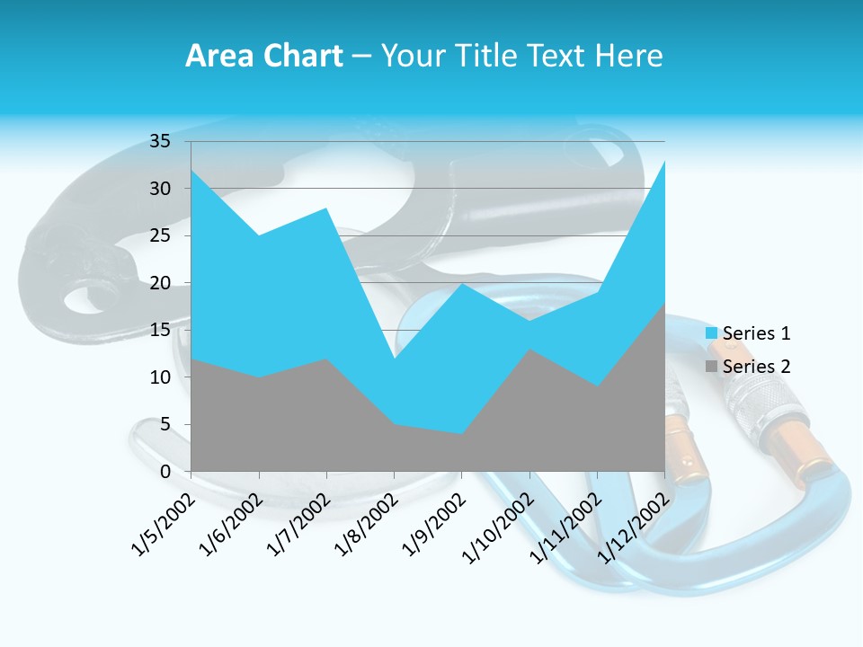 Eight Object Mountain PowerPoint Template