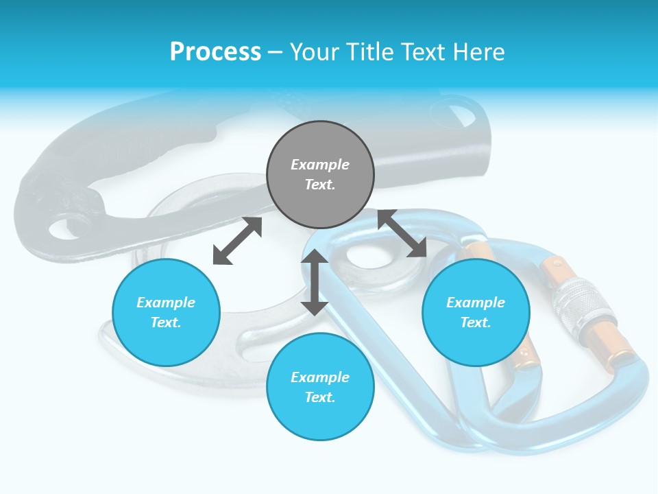 Eight Object Mountain PowerPoint Template