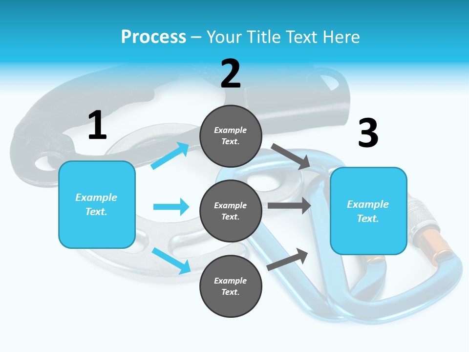 Eight Object Mountain PowerPoint Template