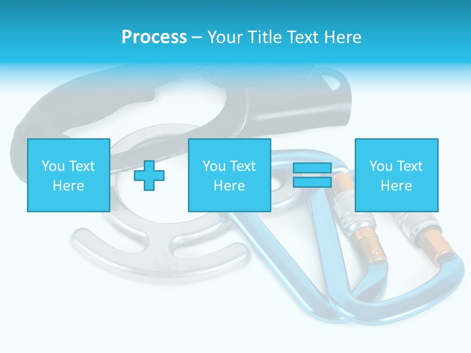 Eight Object Mountain PowerPoint Template