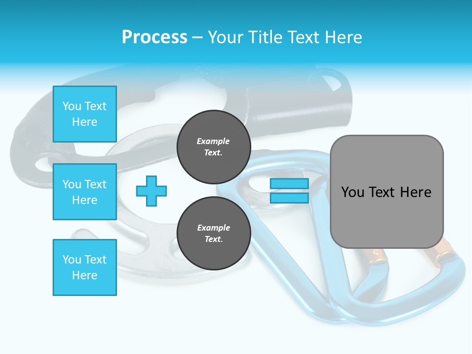 Eight Object Mountain PowerPoint Template
