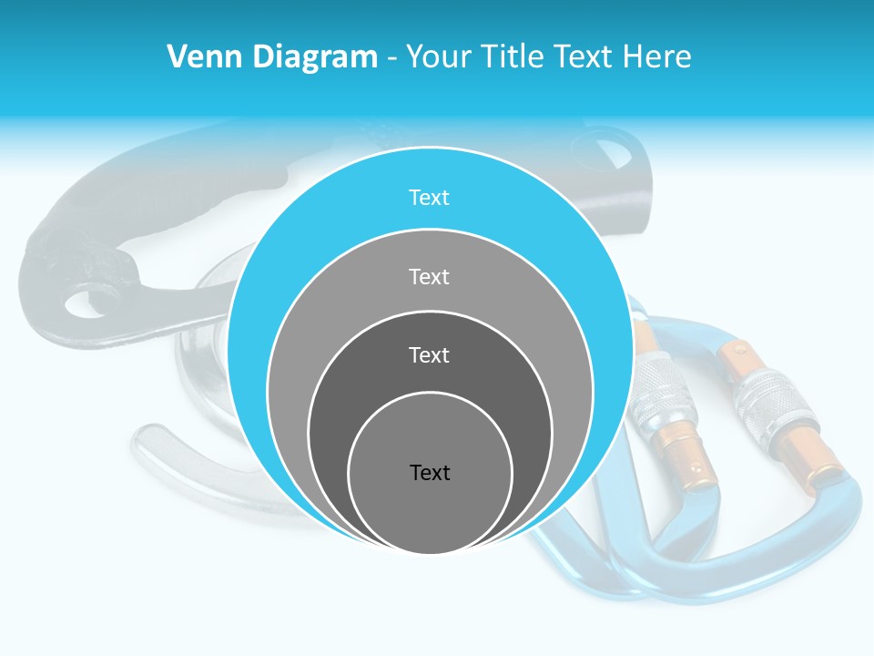 Eight Object Mountain PowerPoint Template