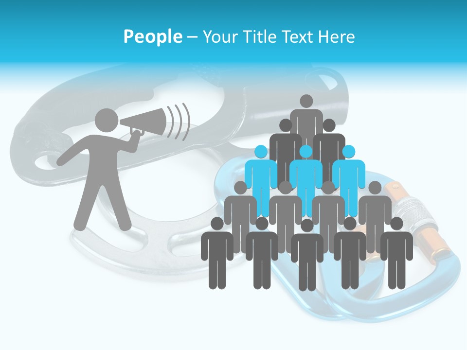 Eight Object Mountain PowerPoint Template