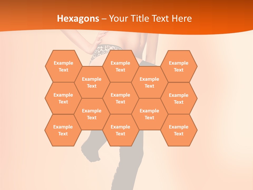 Sensual Fashion Slim PowerPoint Template