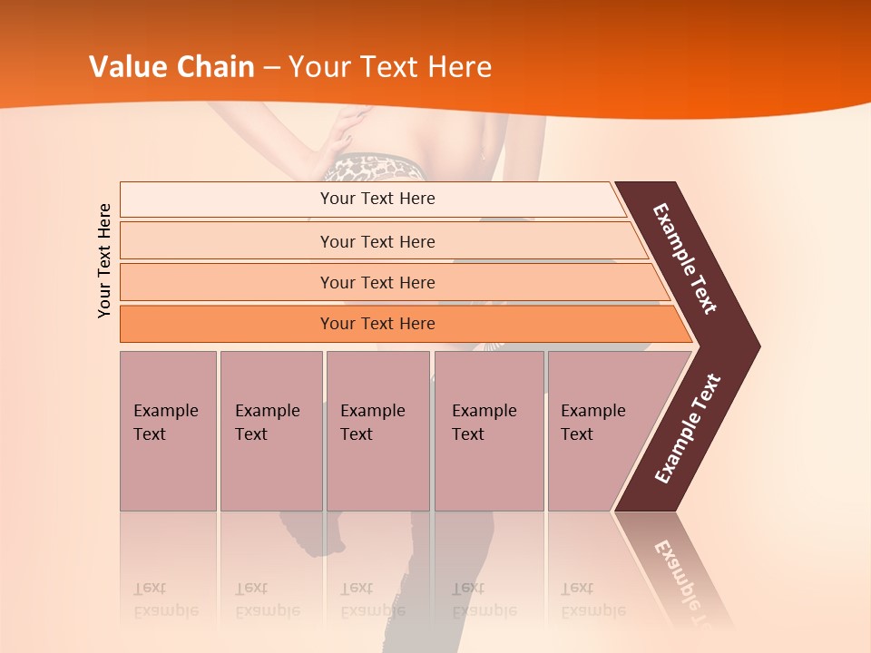 Sensual Fashion Slim PowerPoint Template