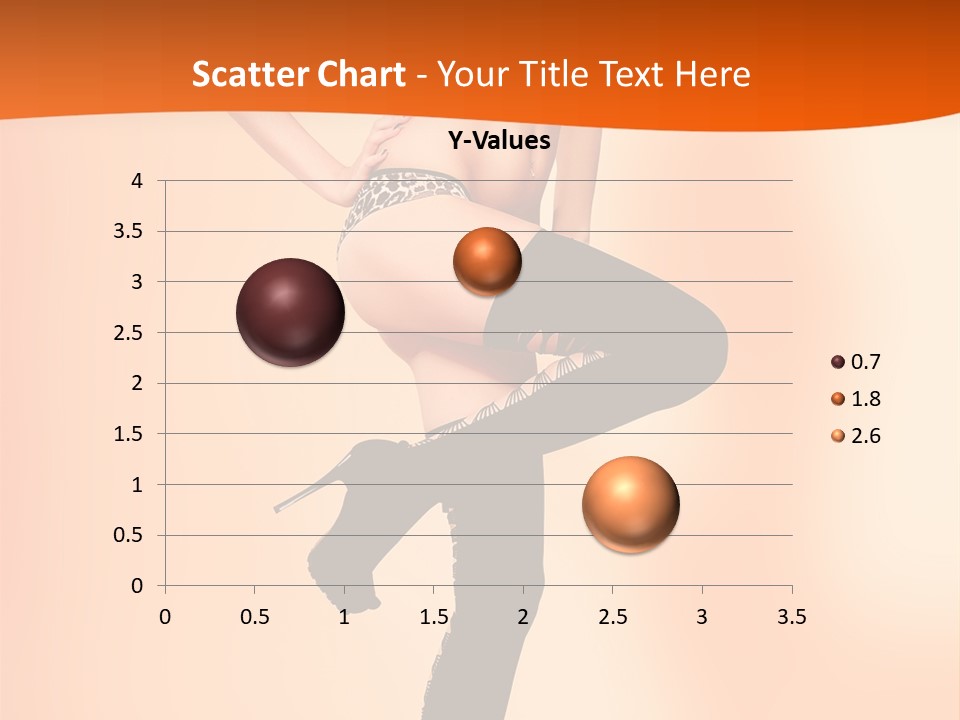 Sensual Fashion Slim PowerPoint Template