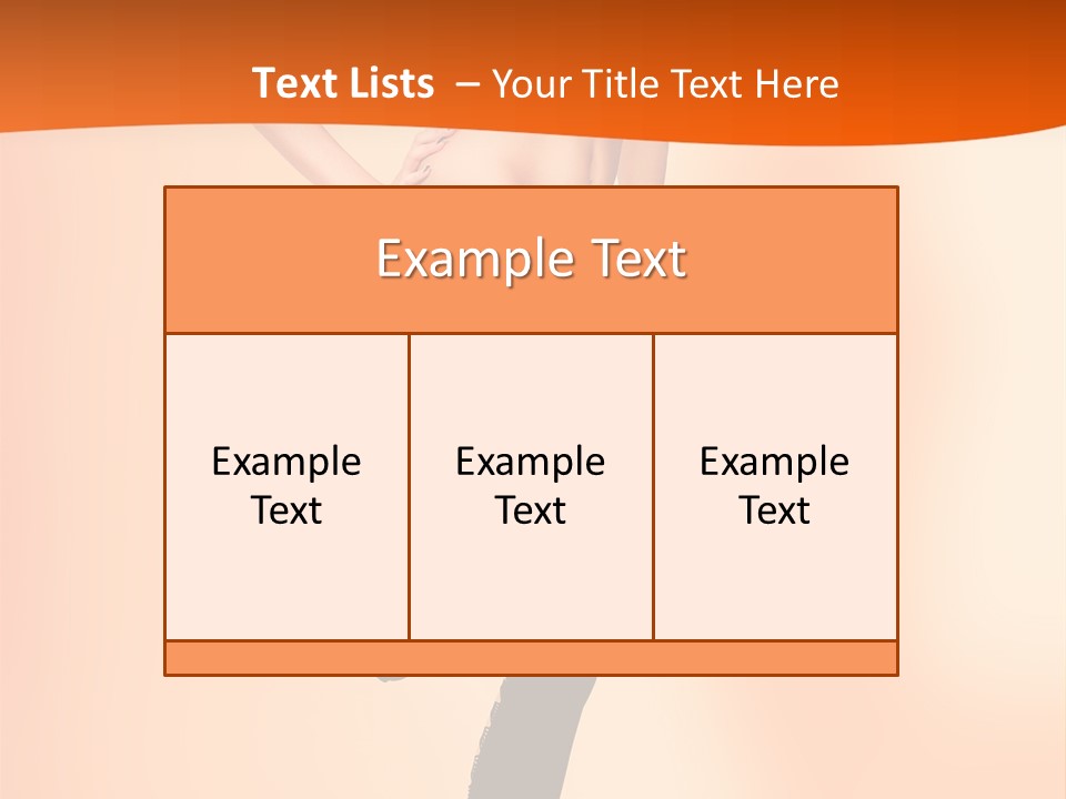 Sensual Fashion Slim PowerPoint Template