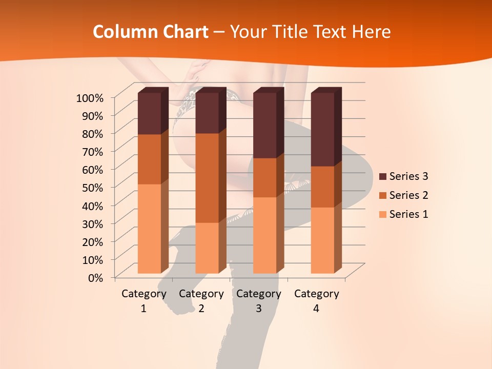 Sensual Fashion Slim PowerPoint Template