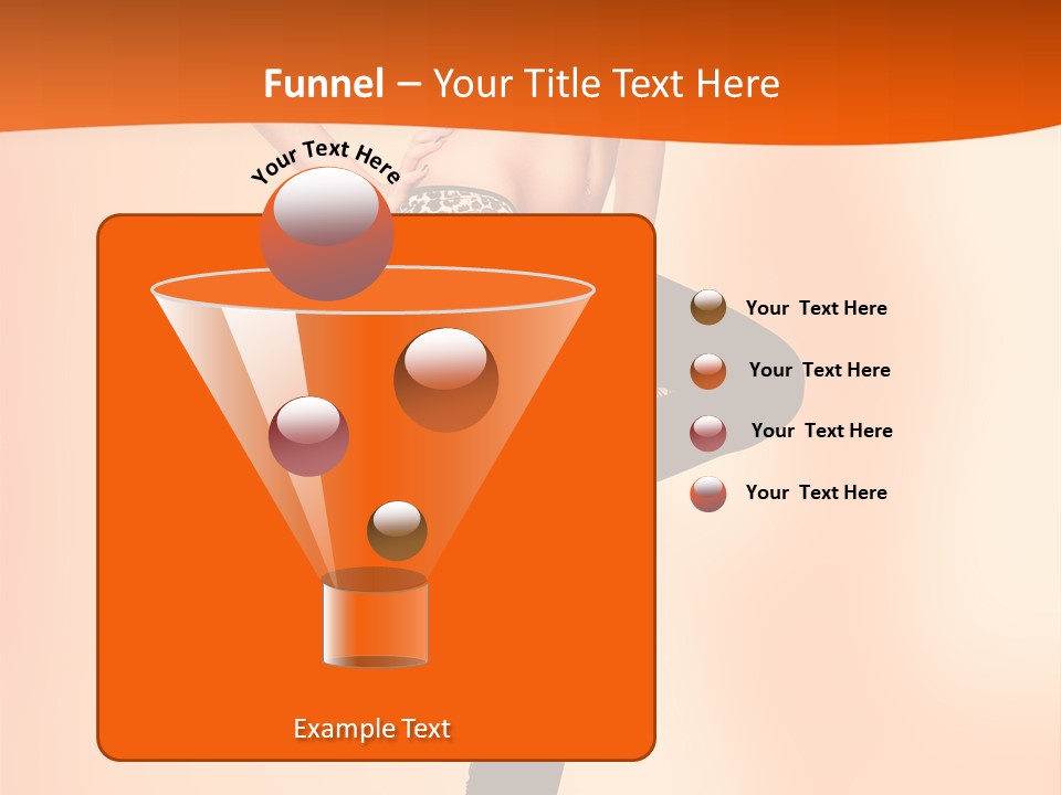Sensual Fashion Slim PowerPoint Template