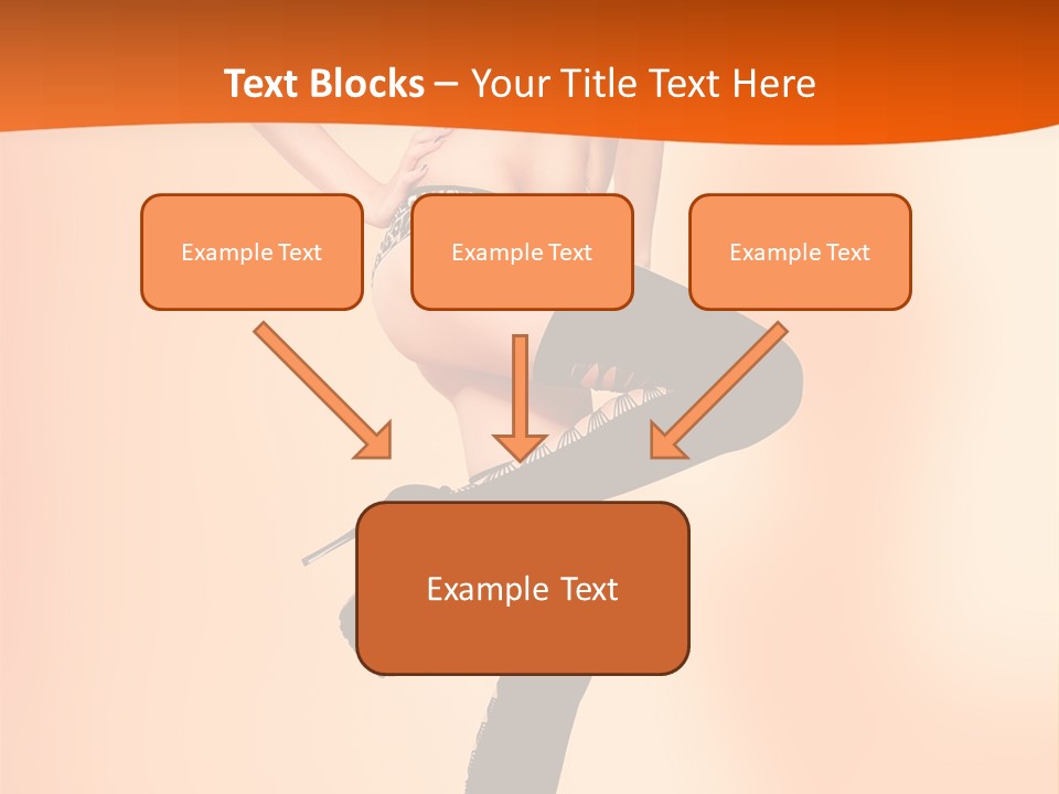 Sensual Fashion Slim PowerPoint Template