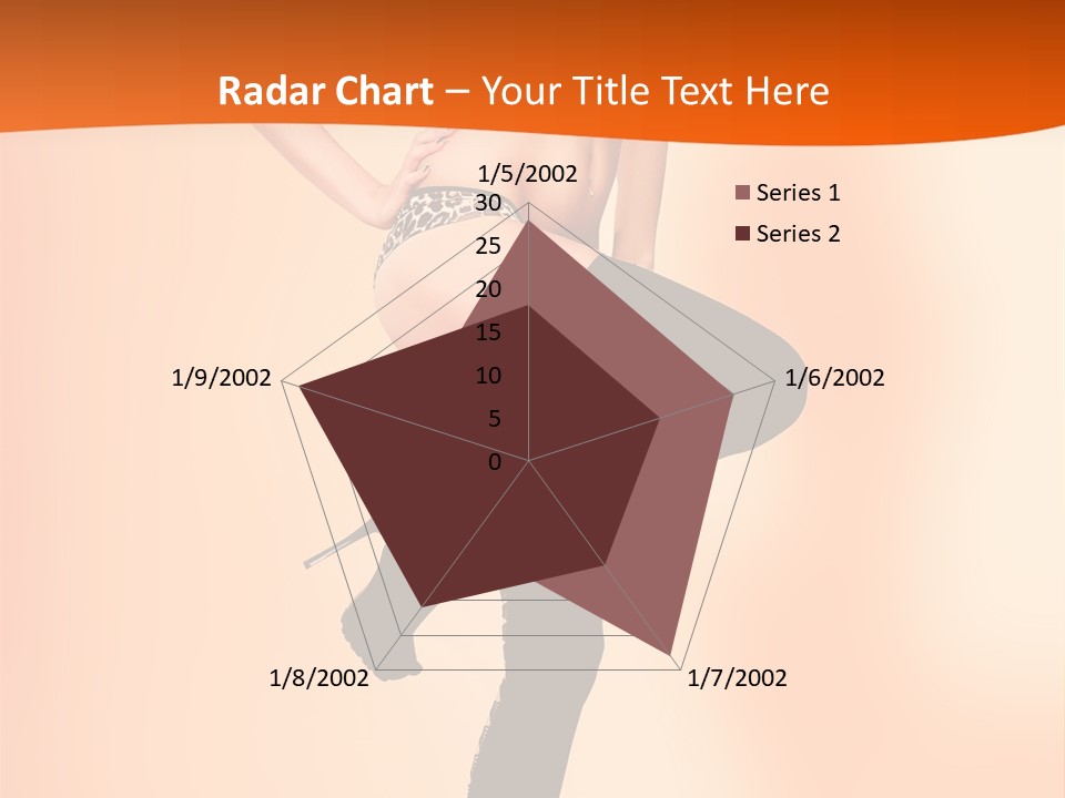 Sensual Fashion Slim PowerPoint Template