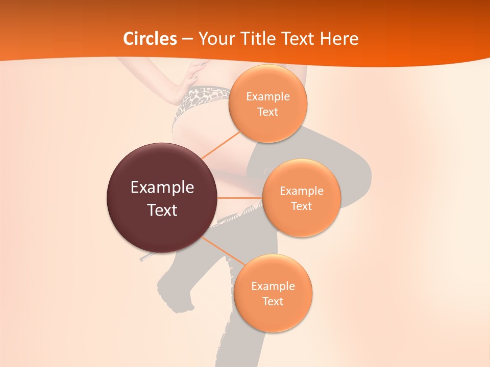 Sensual Fashion Slim PowerPoint Template