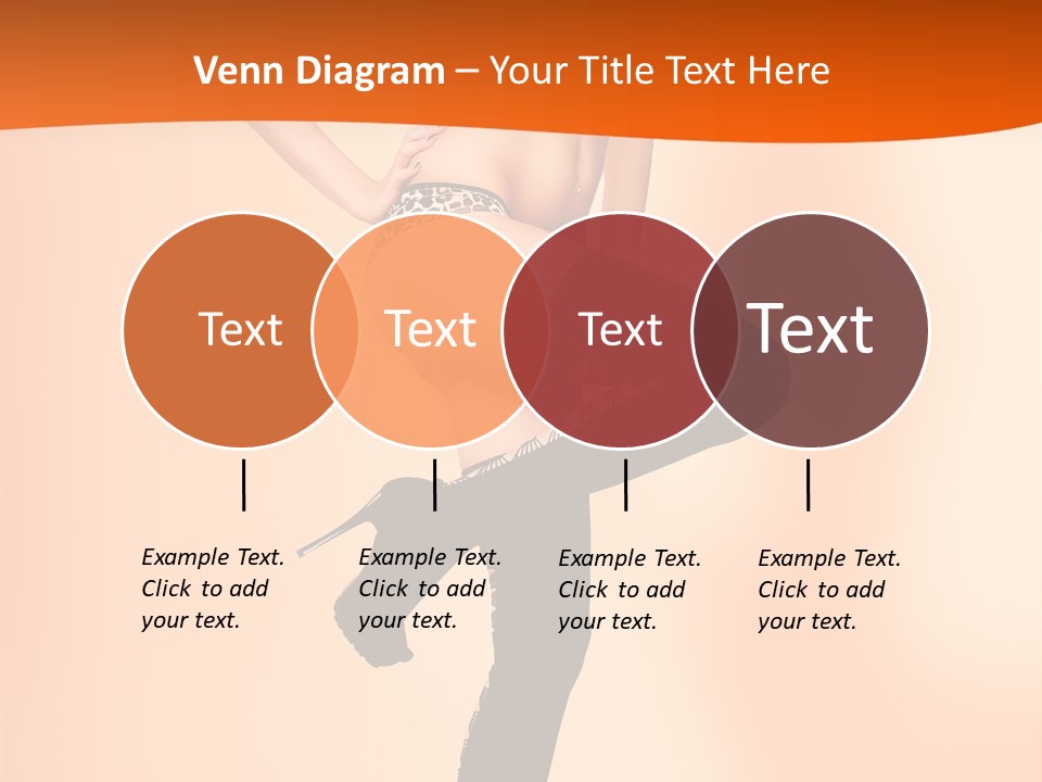 Sensual Fashion Slim PowerPoint Template