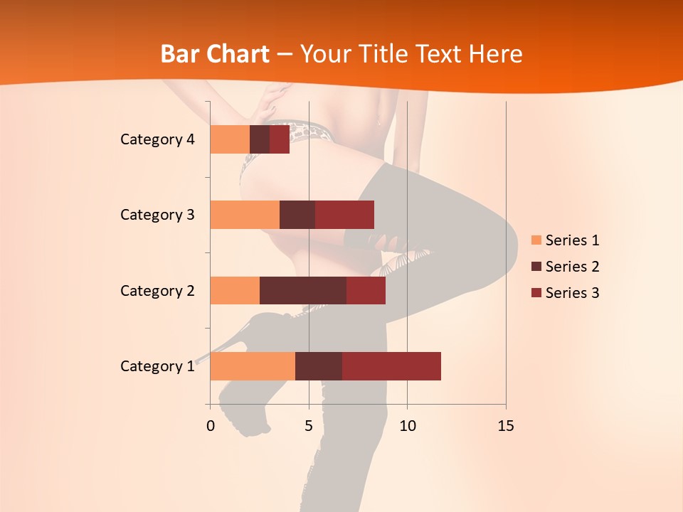 Sensual Fashion Slim PowerPoint Template