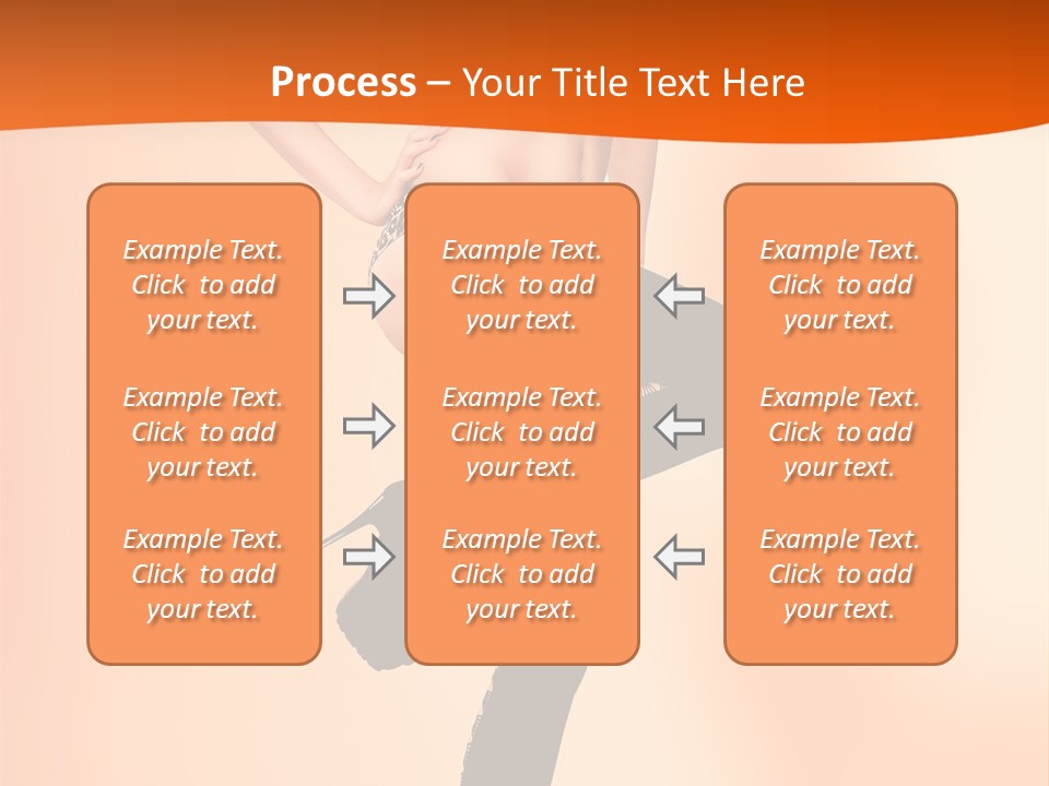 Sensual Fashion Slim PowerPoint Template