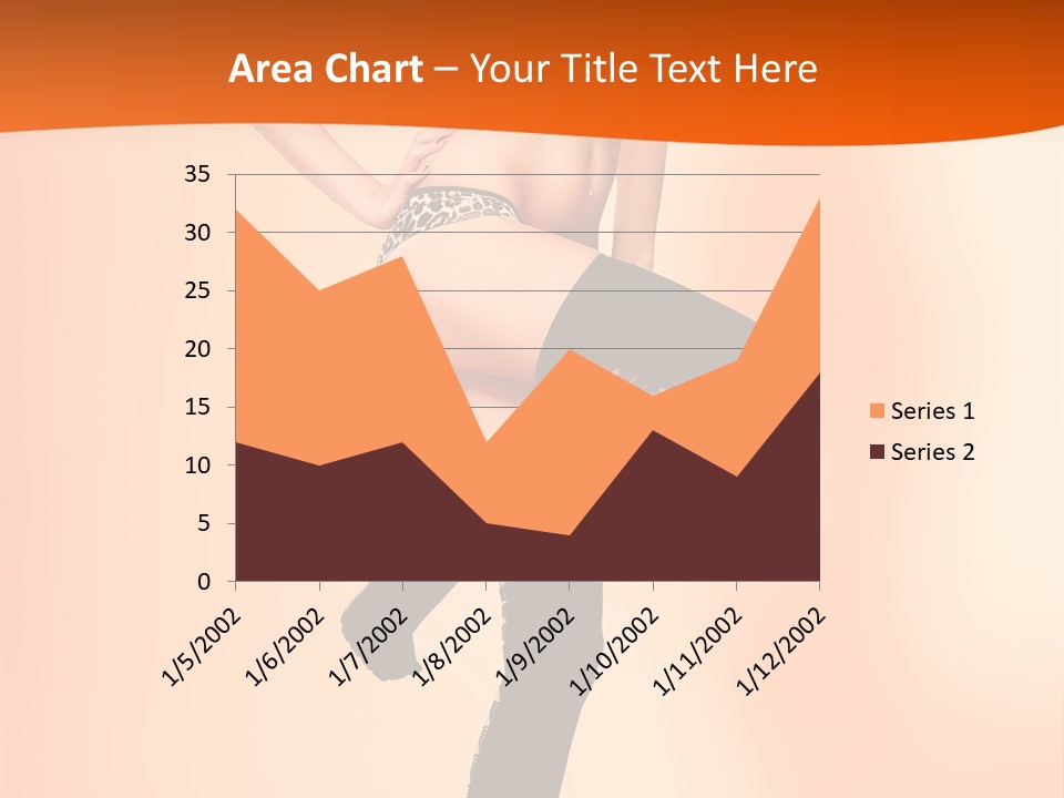 Sensual Fashion Slim PowerPoint Template