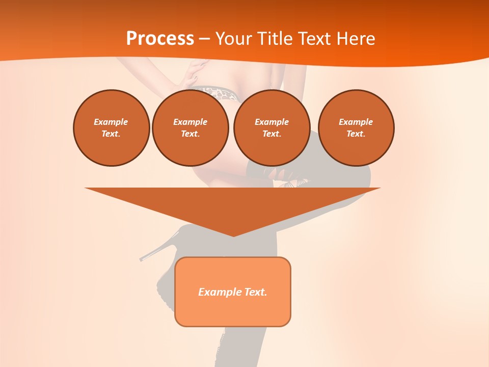 Sensual Fashion Slim PowerPoint Template