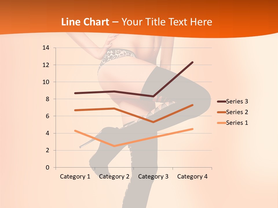 Sensual Fashion Slim PowerPoint Template