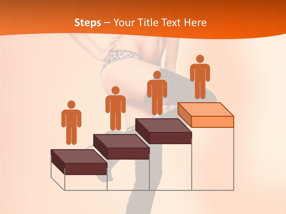 Sensual Fashion Slim PowerPoint Template