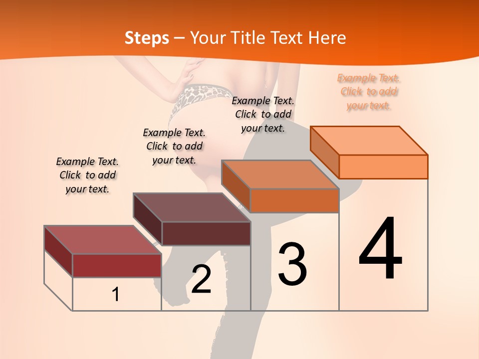 Sensual Fashion Slim PowerPoint Template