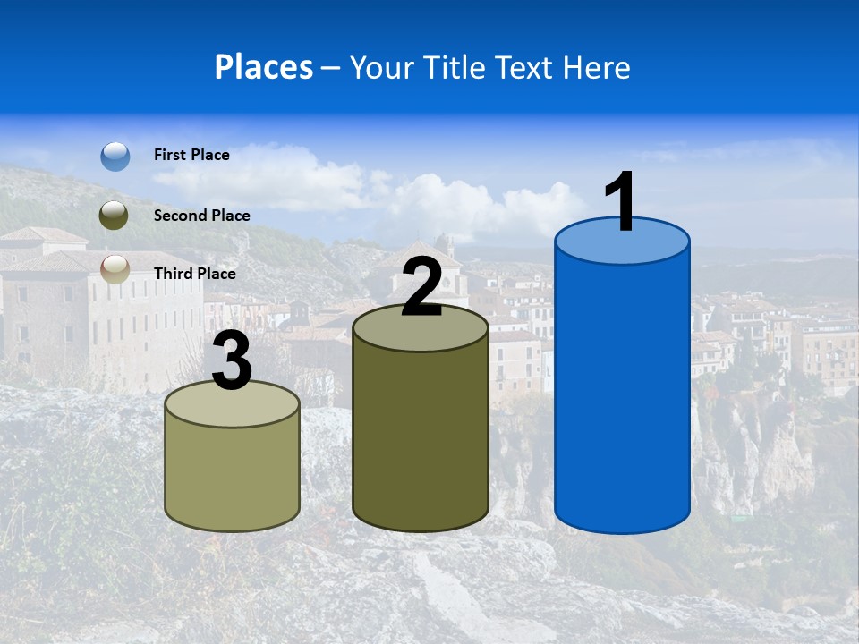 Cliff Height Rocky PowerPoint Template