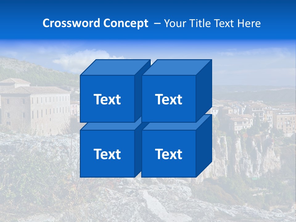 Cliff Height Rocky PowerPoint Template