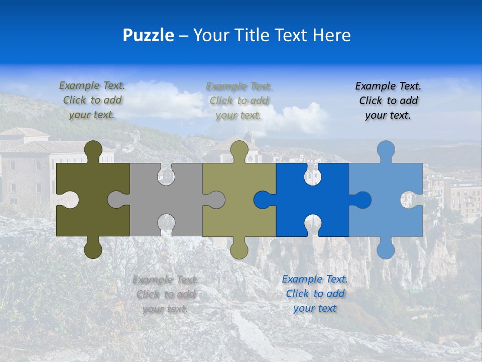 Cliff Height Rocky PowerPoint Template