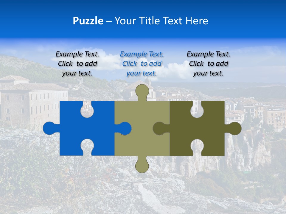 Cliff Height Rocky PowerPoint Template