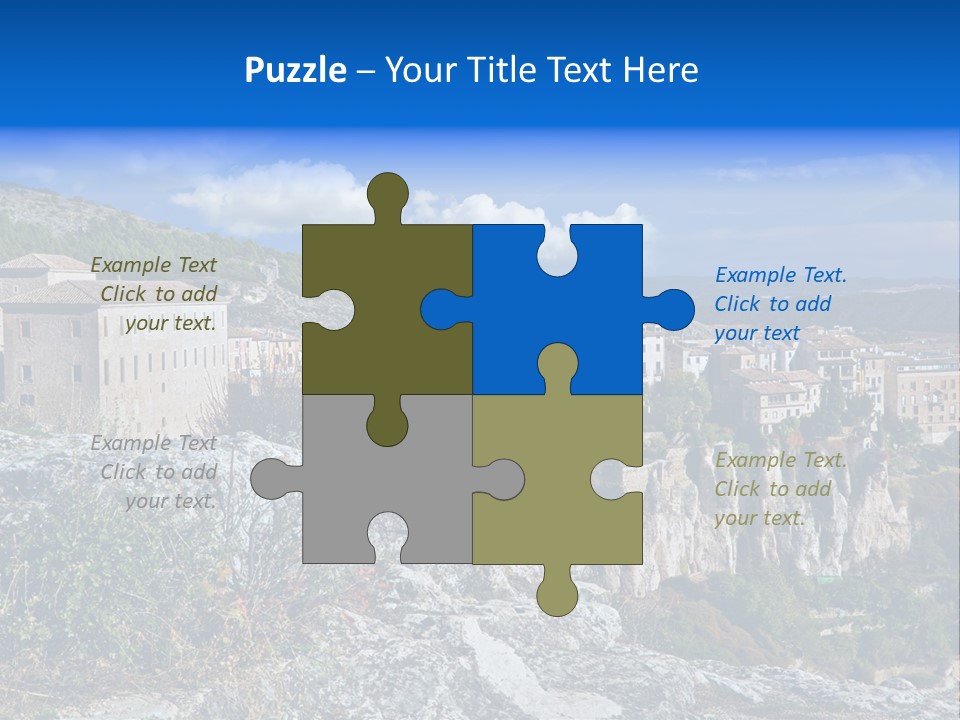 Cliff Height Rocky PowerPoint Template