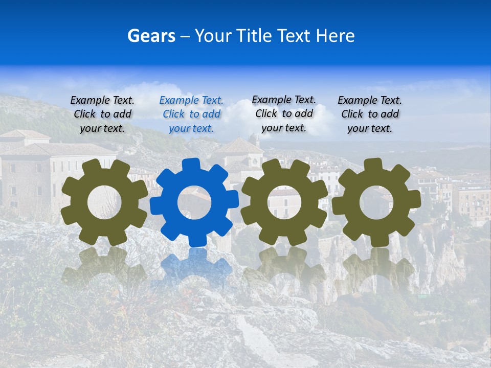 Cliff Height Rocky PowerPoint Template