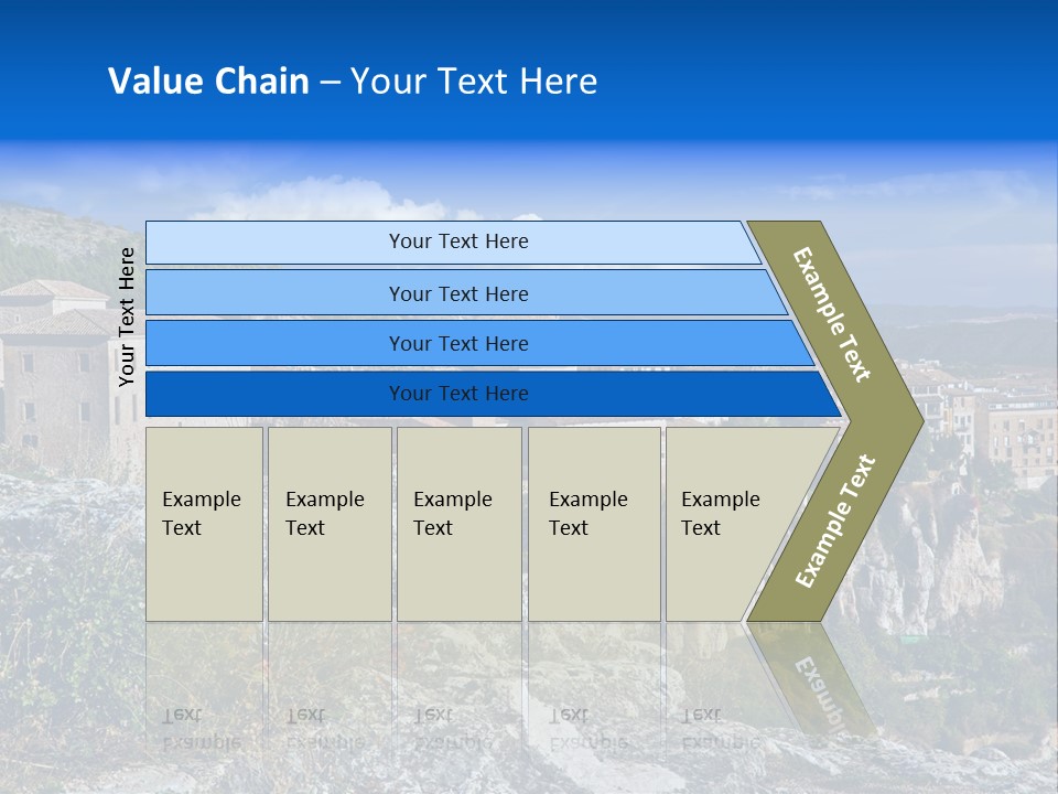 Cliff Height Rocky PowerPoint Template
