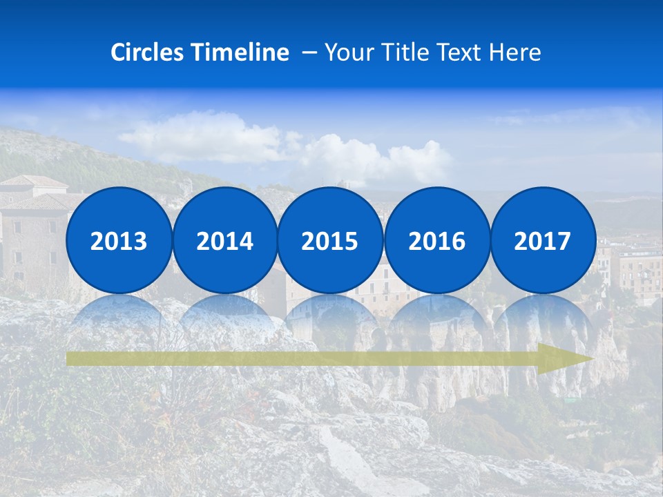 Cliff Height Rocky PowerPoint Template