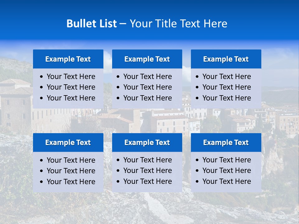Cliff Height Rocky PowerPoint Template