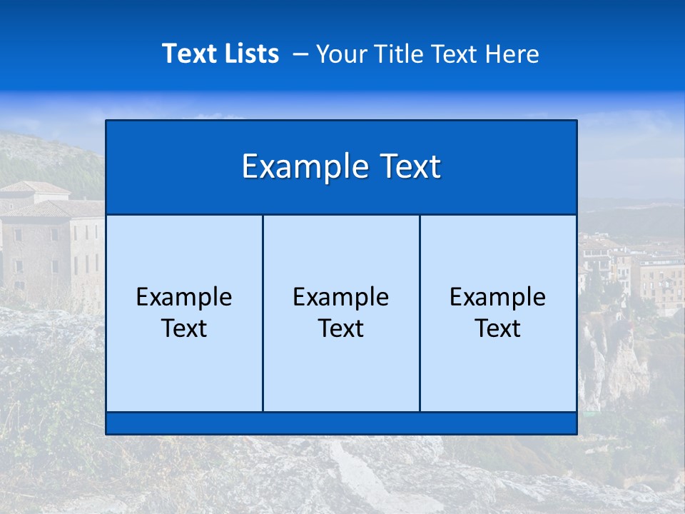 Cliff Height Rocky PowerPoint Template