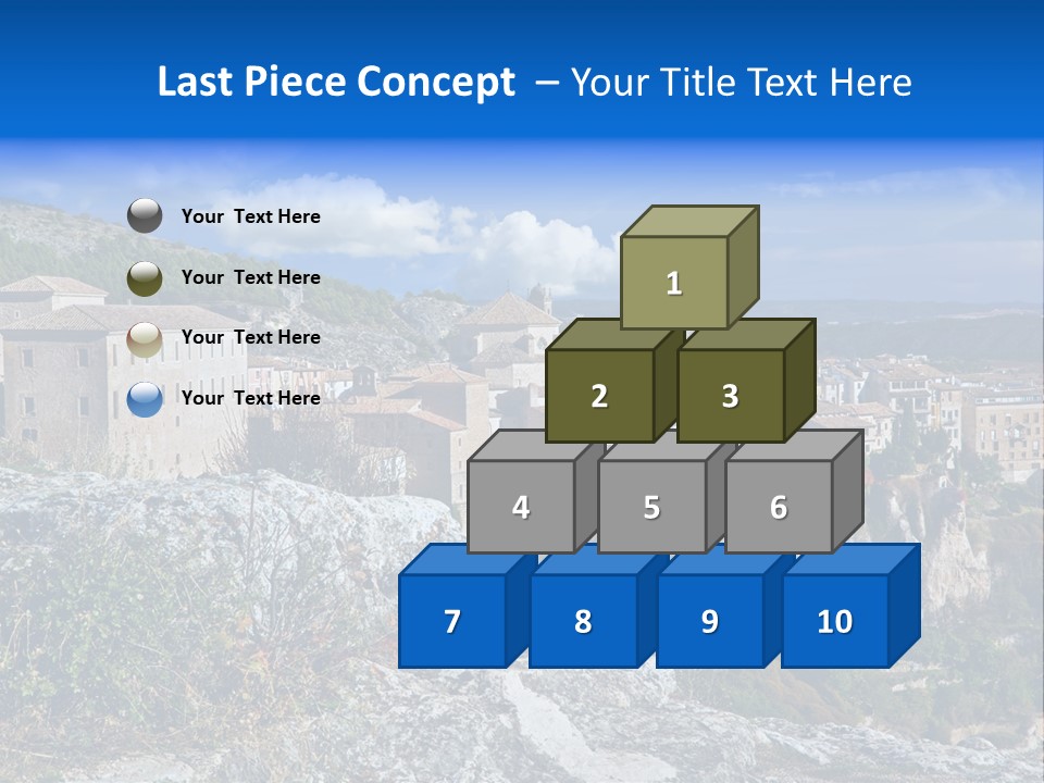 Cliff Height Rocky PowerPoint Template