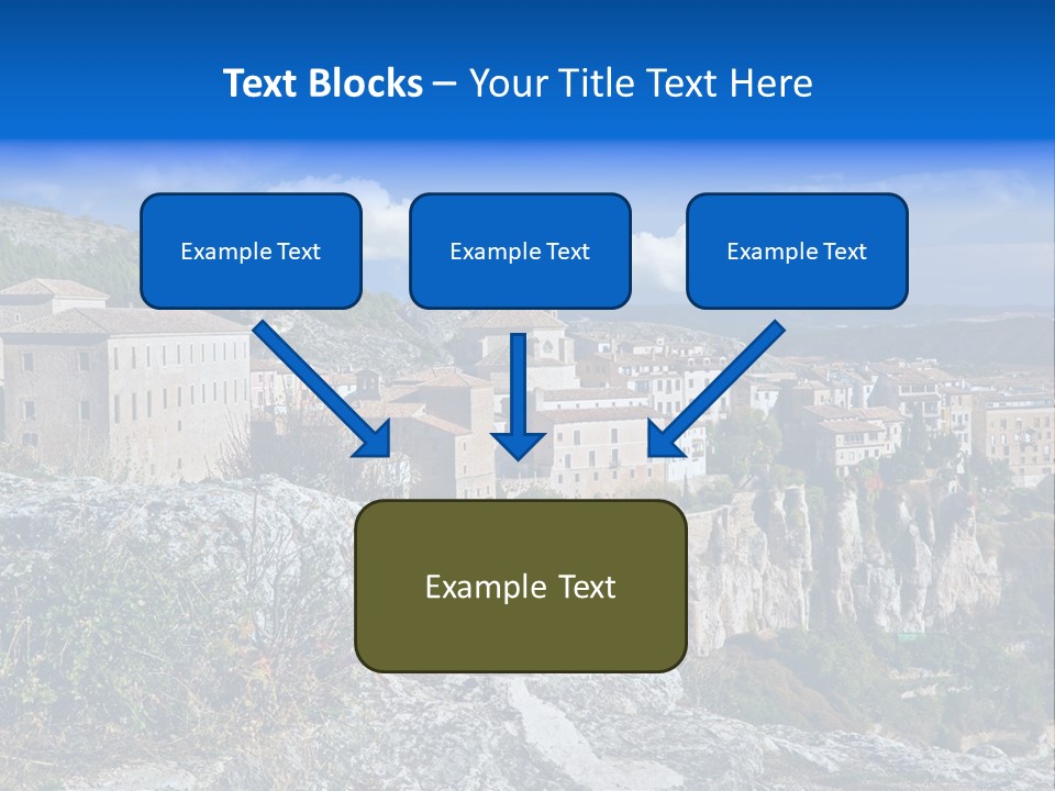 Cliff Height Rocky PowerPoint Template