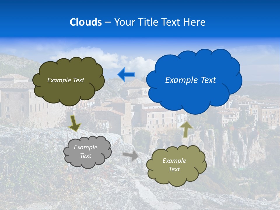 Cliff Height Rocky PowerPoint Template