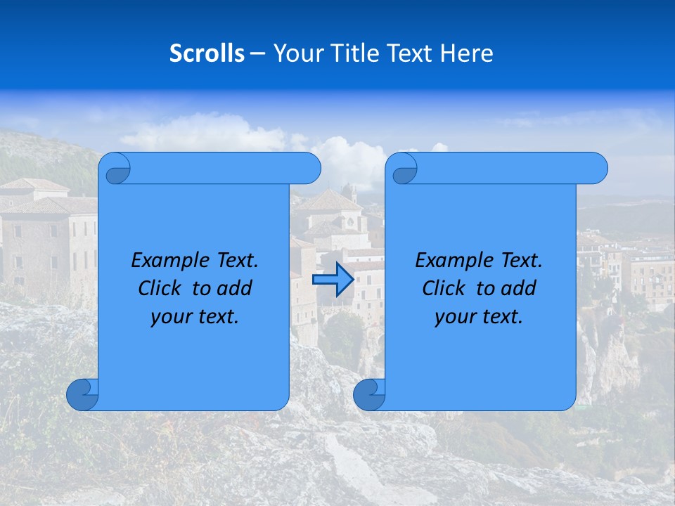 Cliff Height Rocky PowerPoint Template