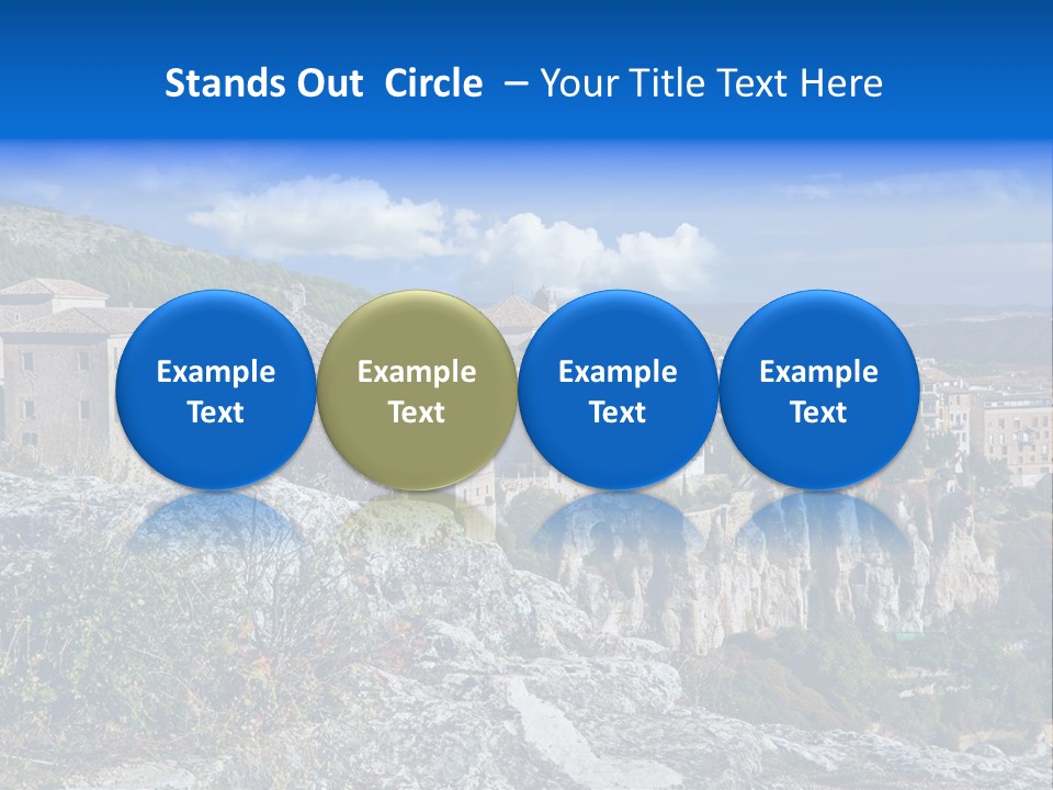 Cliff Height Rocky PowerPoint Template